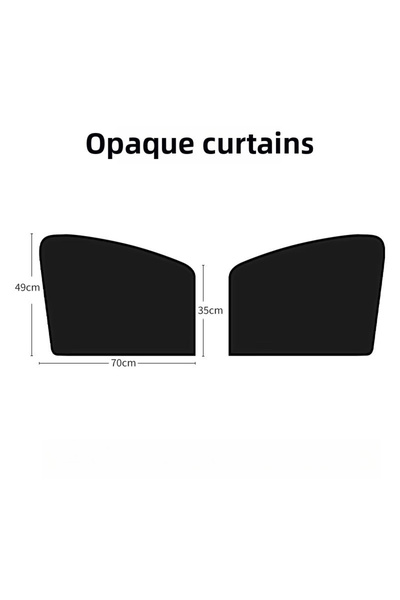 Choice1 Front 2PCS Magnetic Car Window Sunshade Cover Summer UV Protection Ca...