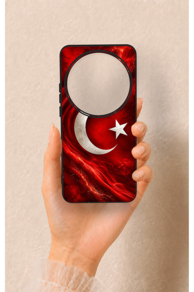 Vip Case Mi 15 Ultra Uyumlu Türk Bayrağı Desenli Silikon Kılıf