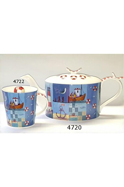 Livada cu Ceai Modern Porcelain Teapot "Beautiful Coast" 1.3L