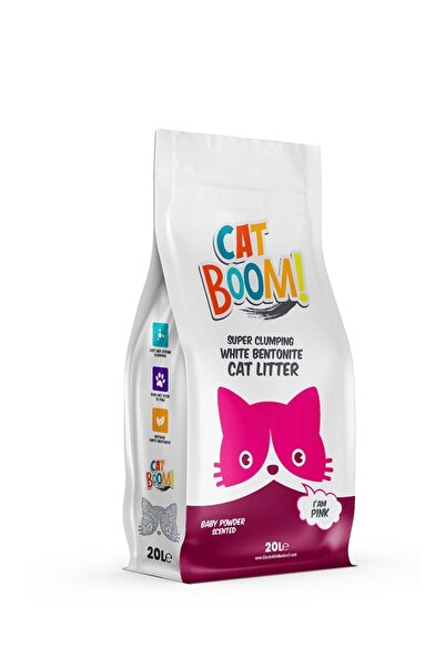 Cat Boom 20 LT Άμμος Γάτας Baby Powder