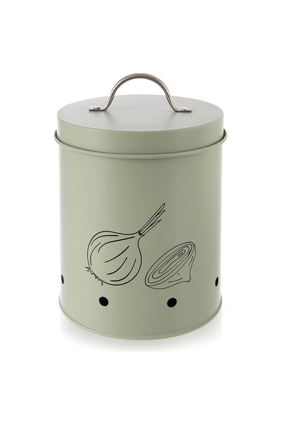 Orion Recipient metalic verde pentru depozitarea legumelor 2.4L