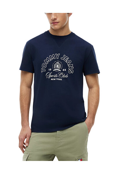 Tommy Hilfiger Ανδρικό T-shirt Navy Μπλε Tommy Jeans DM0DM23175-C1G
