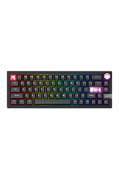 TEKHERO Tastatură Gaming RGB Mecanică Wireless TEKHERO ®   MAXFIT8, 65%, Swit...