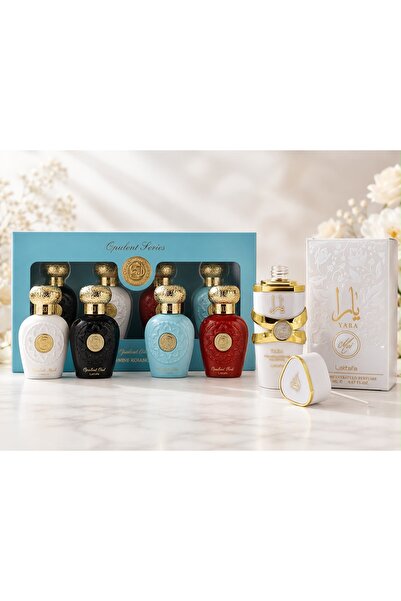 lattafa Set Opulent collection 4x25 ml + yara moi concentrated oil 20 ml