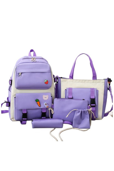 GGEROU 5 Pcs Backpack Set,Kids Backpacks,School Bag for Kids,Back to School B...