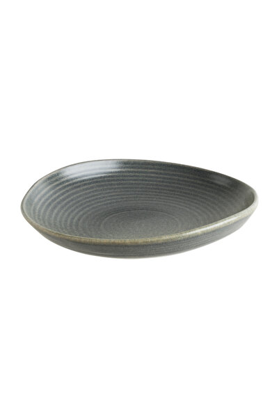 Bonna Porselen Bonna Hornfels Ripple Deep Plate 26 cm 1000 Cc