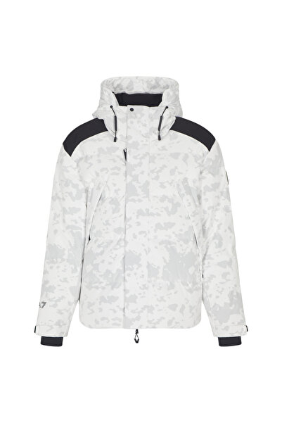 Emporio Armani Ανδρικό μπουφάν σκι EA7 Cortina Down-Λευκό/Γκρι-L