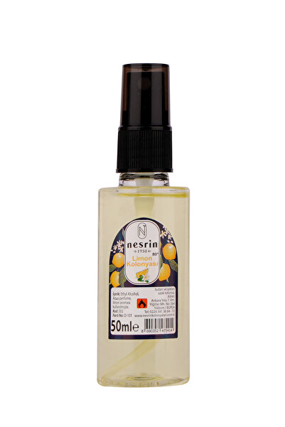 NESRİN KOLONYALARI NESRIN 50 ML SPREY CEP KOLONYASI 80 LIMON
