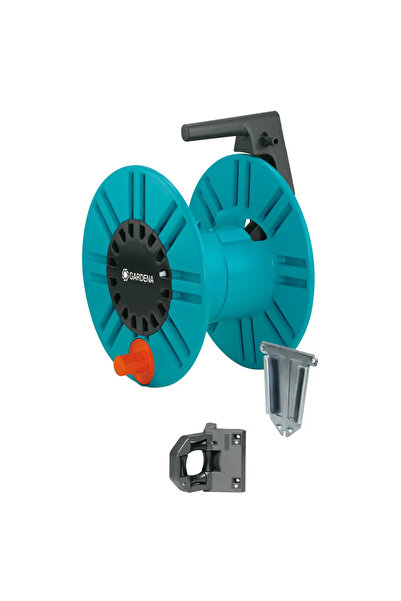 Gardena Wall-Mounted Hose Reel with Guide Roller, 60 m