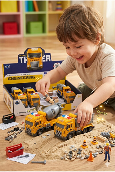 TOYFEST Kutuda 6-lı Kamyon Taşıyıcı Tır