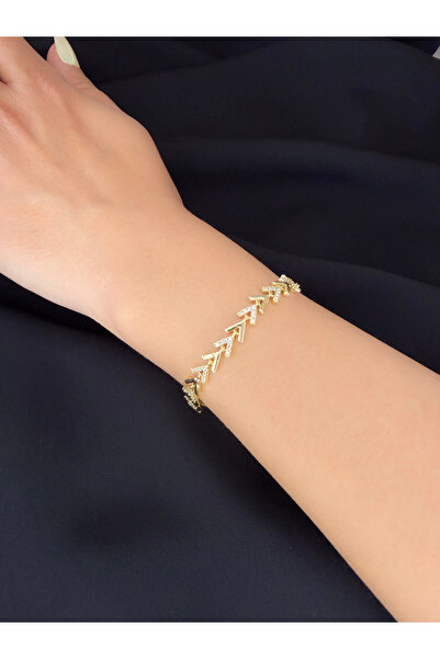 Oyster collection GOLD TAŞLI XUPING BALIKSIRTI KILÇIK MODEL ZİNCİR BİLEKLİK