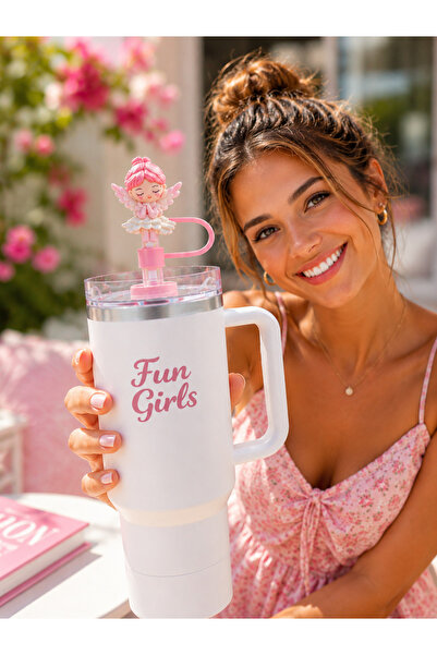 Fun Girls ANGEL PEMBE MELEK PİPET KORUMA TIPASI 30-40 OZ