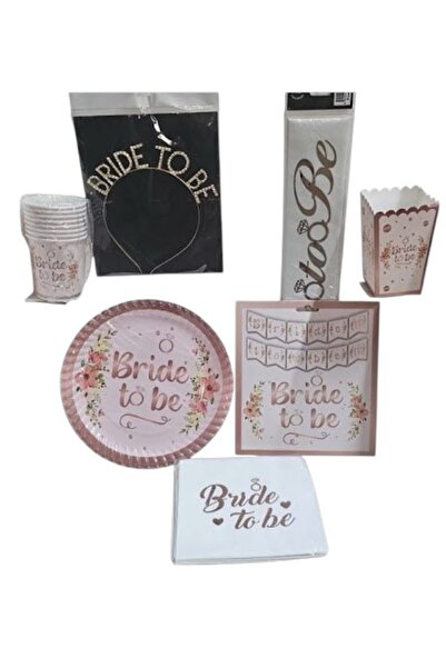 Generic PARTİCİMDEN: Bride To Be Bekarlığa Veda Partisi Süsleme Seti - Gelin ...