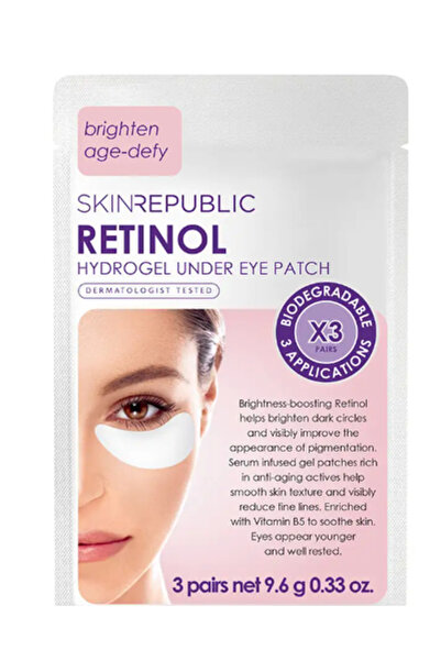 Skin Republic Retinol Hydrogel Under Eye Mask - 3 Pairs