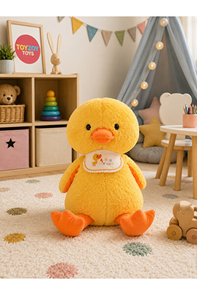 Toyzoy Toys Ördek Önlüklü Peluş Oyuncak 70 cm - Sevimli & Yumuşak