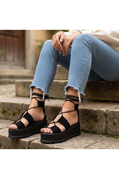 Tress Fashion Дамски сандали, черен модел - Иса