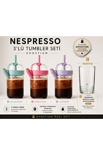 Nespresso Tumbler Bundle Set X3' Lİ SET - GHOSTIUM