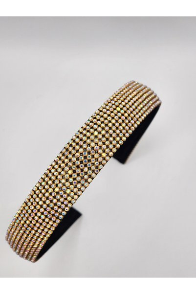 ARBABAG&ACCESSORY Multi-Color Women's Crown with Crystal Stones and Jewels