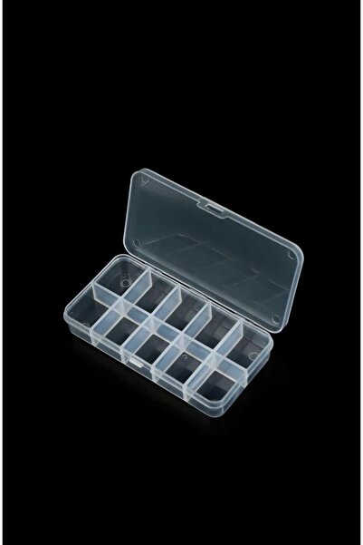 Nex10 Bölmeli Küçük Boncuk Kutusu 17x7x2.2 Plastik Organizer