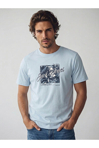 Jack & Jones Muška majica sa otisnutim logotipom brenda, okrugli izrez