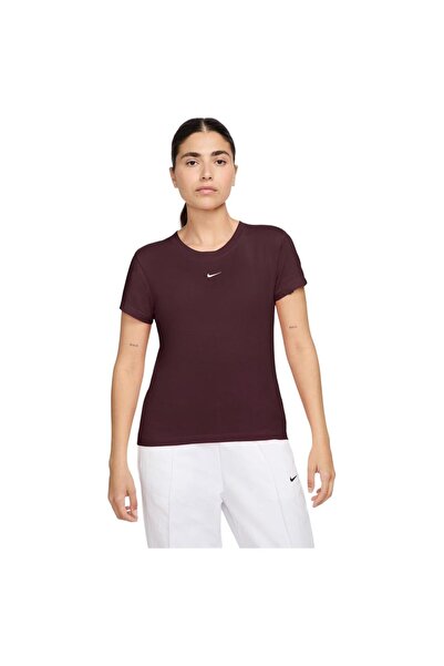 Nike Γυναικεία Αθλητικά Ρούχα: Χαλαρό Πλεκτό Κοντό Μπλουζάκι