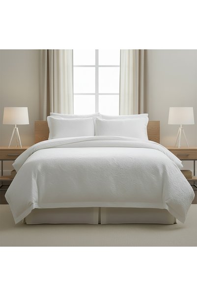 Boutique Blanche Microfiber Ornament 6Pc Comforter Set Super King/King 260*240Cm