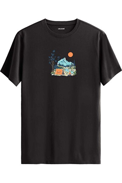 Colermi Mountain Camping Printed T-Shirt
