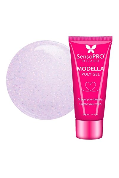 SensoPRO Milano Polygel MODELLA - Luciu Lila, 30ml