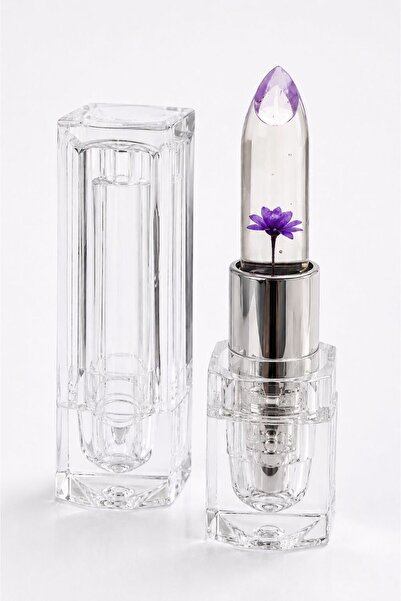 NUNUKO Tekli Çiçekli Ruj - Uzun Süre Kalıcı ve Ultra Nemlendirici Lipstick