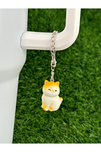 YuccaCo Accessorize Your Life Cat Thermos Ornament/Cat Thermos Charm/Kitty An...