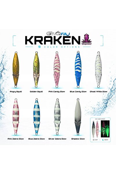 KRAKEN Squid 20 Gr Jig Yem | Angry Squid