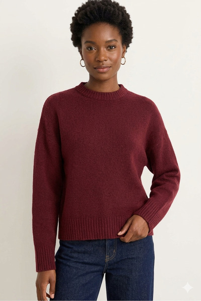 FAVORİST Soft Women's Cotton Sweater Original