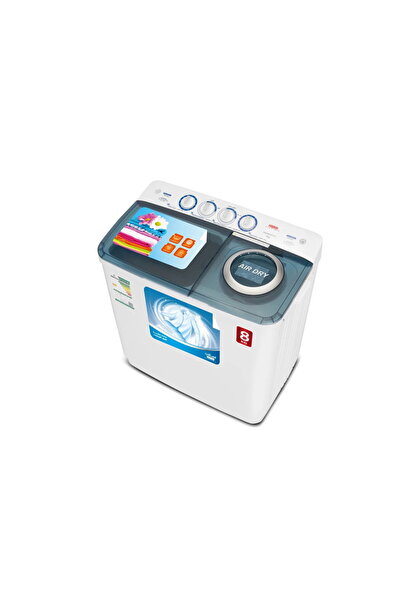 HAAM Twin Tub Washing Machine 8 kg White HWM8000-21N