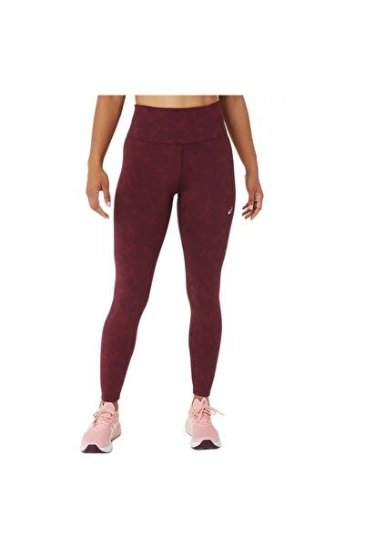 Asics Colanți de alergare Runkoyo Jacquard pentru femei FW 2022-Burgundy-XS