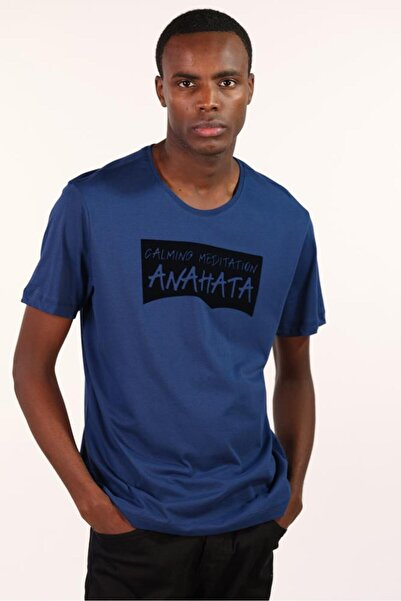Arma Ar-Ma Men's Crew Neck T-Shirt with Text Print Regular Fit Combed Cotton ...