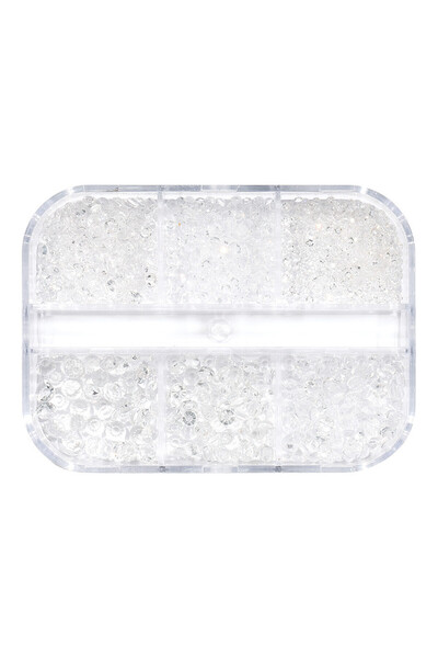 LUXORISE Strass pentru unghii Magic Ice, 6 modele