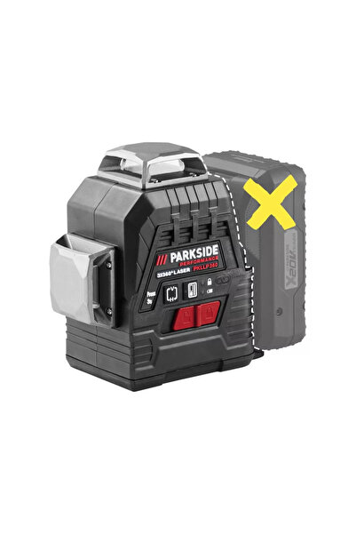 PARKSIDE Laser cu linii încrucișate fără fir Performance PKLLP 3360 A1 SOLO +...