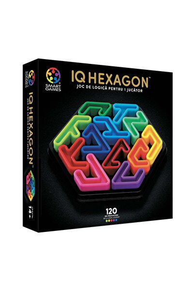Smart Games Joc de logica cu 120 de provocari, Smart Games, IQ Deluxe, Hexagon