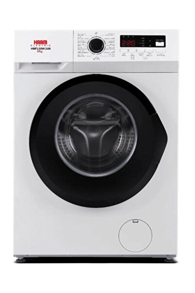 Ham Front Load Washing Machine, 6 kg, White - HMFL60W-24N