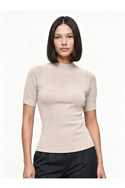 MAİSON VELORA Merserize Görünümlü Premium İplik/Özel İplik Basic İnce Triko Bluz