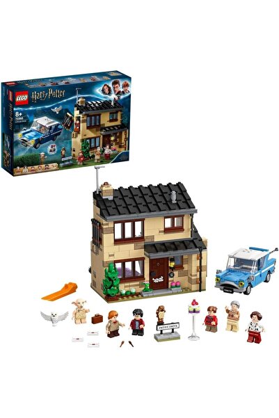 LEGO 75968 Harry Potter 4 Privet Drive House and Ford Anglia Car Toy, Wizardi...