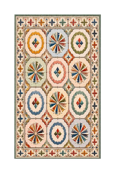 Rugs Modern Halı سجادة زخرفية بنمط هندسي حديث من SDT، سجادة زخرفية بنمط هندسي...