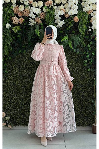 Moda Fatma Viskon yokma astarlı Elbise Kalıbı bir derece dardır