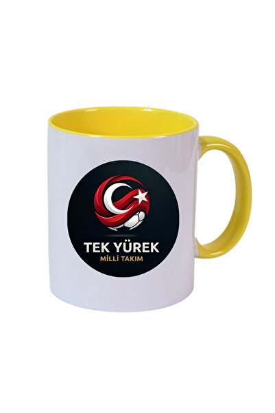 CERCİBAZAAR كوب مطبوع برسومات خاصة باللونين الأحمر والأبيض