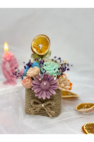 OLLA CANDLE AND DECOR El Yapımı Jüt İpli Dekoratif Mum Hediye Kutusu | Hediye...