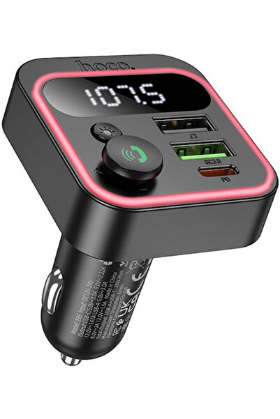 hoco. Hoco FM Πομπός Αυτοκινήτου E85 με Bluetooth / USB