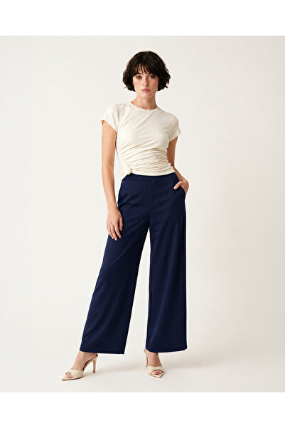 Noi Back Elastic Trousers