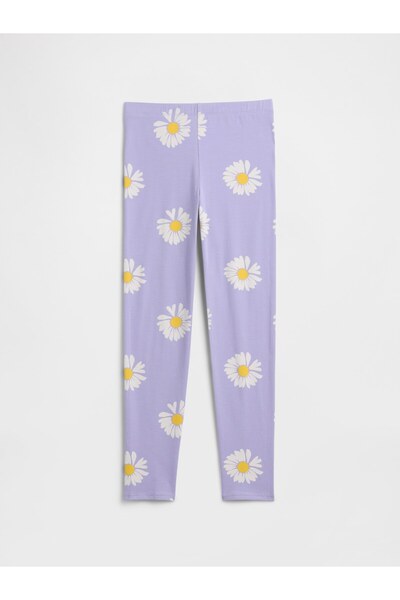 GAP Kız Çocuk Lila Stretch Jersey Tayt