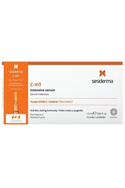 Sesderma Pachet Ser Intensiv pentru Față C-Vit, 2 x 10 fiole x 1,5 ml
