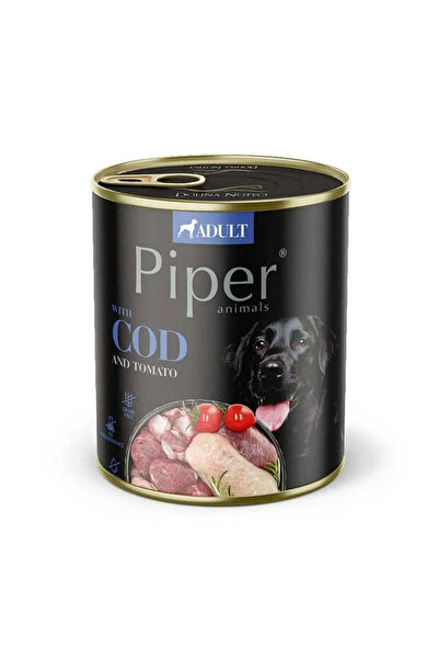 Dolina Noteci Hrană umedă Piper Adult, Cod și Roșii 800g